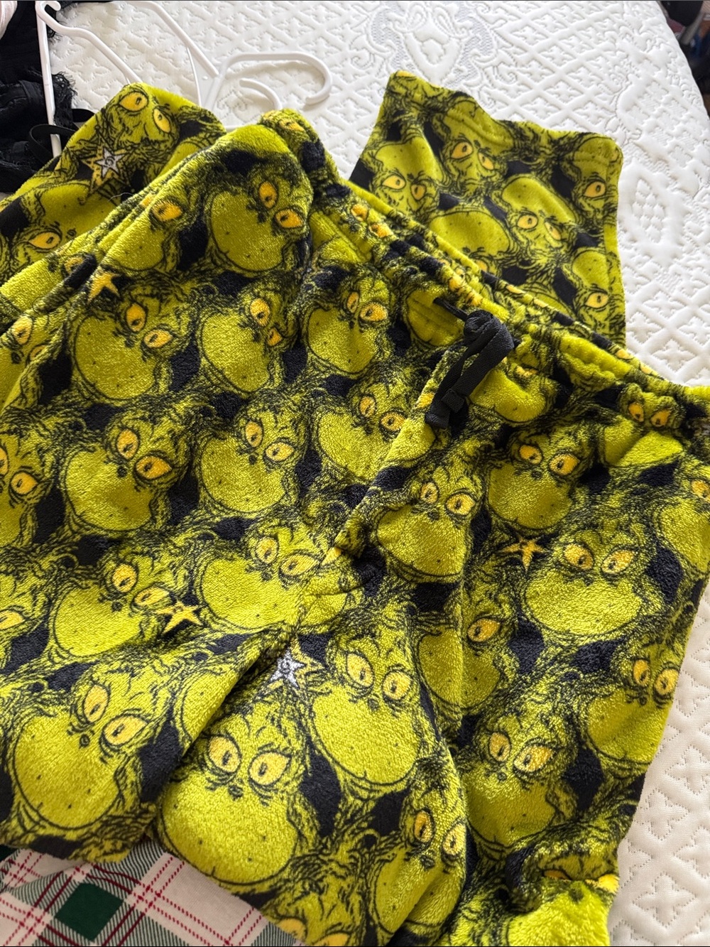 Green Grinch Fleece Lounge Pants
